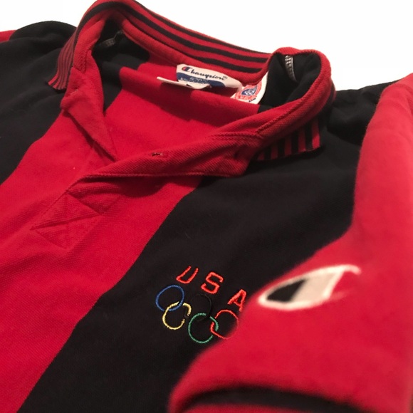 VTG Champion 1996 olympics polo shirt size large - Picture 5 of 6